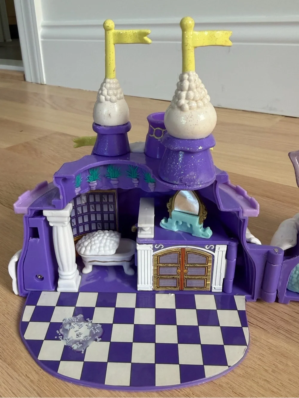 VTG 1996 Trendmasters Starcastle Bubble Castle Purple Retro Playset ONLY